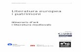 Dossier Cicle Literatura europea i patrimoni