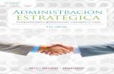 Administración Estratégica  Competitividad y globalización:  Conceptos y casos 11a. Ed. Michael Hitt
