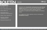 Boletín de Noticias de la Asociación Latinoamericana de Ciencia Política