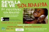 cartel Festival SOlidarios  2011 Sevilla