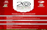 Programa del XX Aniversario de la Declaratoria de la Ciudad de Zacatecas como Patrimonio Mundial