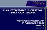 Caja Segovia Project Strategy Plan
