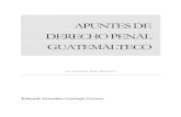 Apuntes de derecho penal guatemalteco