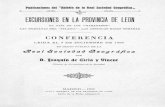1909. Excursiones en la provincia de León