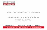 Derecho Procesal Mercantil.