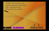 30è Festival internacional de música Pau Casals