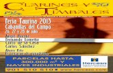 Clarines y timbales Feria Taurina Cabanillas del Campo 2013