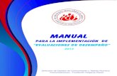 Manual Implementación de Evaluaciones de Desempeño FHC -2013