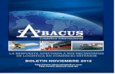 Abacus Agencia de Aduanas boletin Noviembre 2012