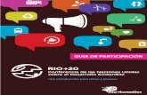 Rio+twenties Participation Guide for Rio+20 in Spanish