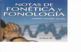 Notas de Fonética y Fonología.