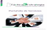 Portafolio de Servicios de TÁCTICA Y ESTRATEGIA CONSULTORÍA