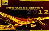 Informe de Gestión Aguas de Rionegro 2012