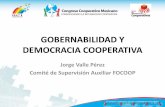 Conferencia Gobernabilidad y democracia cooperativa CP Jorge Valle Pérez