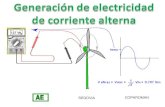Generación de electricidad de corriente alterna