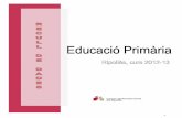 Recull de dades d'Educació Primària al Ripollès, curs 2012-13