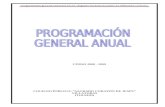 Programacion General Anual