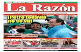 Diario La Razón miércoles 15 de enero