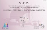 Boletin Nº8 Actividades culturales y Educativas