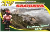 Programa de Festejos por el XV Aniversario del Centro poblado de Sacuaya - Cuchumbaya