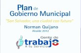 Plan Gobierno Municipal 2012