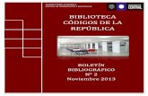 Boletin BCR Nº 2  Noviembre 2013
