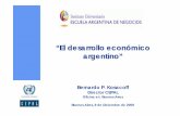 El desarrollo económico Argentino_Bernardo Kosacoff