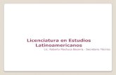 Lic. Estudios Latinoamericanos