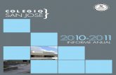 Colegio San José Informe Anual 2010-2011
