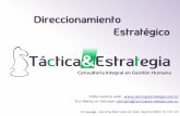 Direccionamiento Estratégico TÁCTICA Y ESTRATEGIA