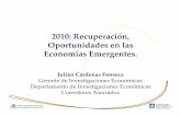 2010: Recuperación, Oportunidades en las Economías Emergentes