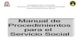 Manual de Procedimientos pra el Servicio Social