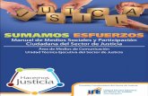Manual de Medios Sociales y Participación Ciudadana del Sector de Justicia