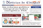 Periódico Noticias de Chiapas, edición virtual; agosto 08 2013