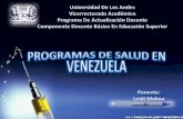 Programas de Salud en Venezuela