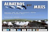 Afiche Albatros por miles Noviembre