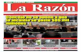 Diario La Razón jueves 31 de octubre
