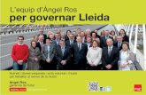 L'equi d'Àngel Ros per governar Lleida