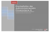 Portafolio Administración Financiera II