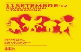 Llibret 11 de setembre a Tarragona 2012