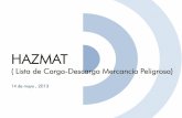 HAZMAT - Presentación 14 mayo 2013