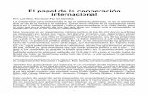 El papel de la cooperación internacional.PDF