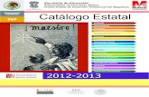 Catalogo estatal 2012-2013
