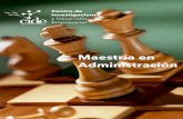 Dossier Informativo Maestría en Administración del CIDE-ULA