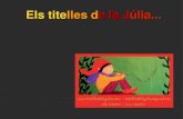Catàleg "Titelles de la Júlia"