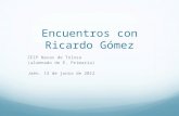 Encuentro Ricardo Gómez. CEIP Navas de Tolosa (Jaén)