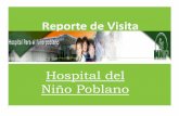 Reporte de Visita del Hospital del niño poblano Rubi Stephania Casco Sanchez