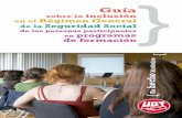 INCLUSION EN EL RGSS, PROGRAMAS DE FORMACION