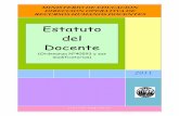 ESTATUTO DEL DOCENTE - Ley 40593