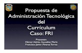 Propuesta de Administración Tecnológica del Currículum